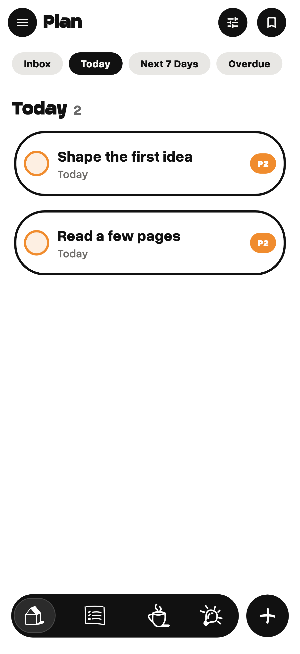 Nimo Plan screen